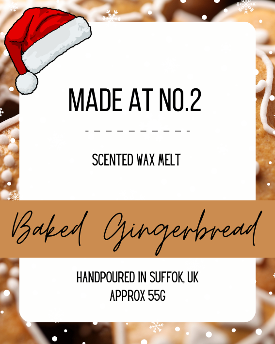 Baked Gingerbread Wax Melt Snap Bar