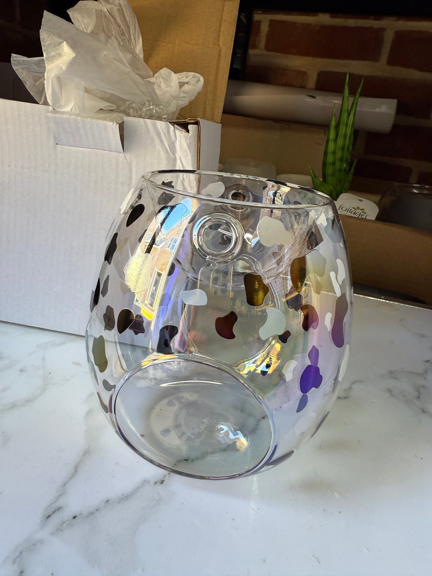 Dalmation Glass Burner