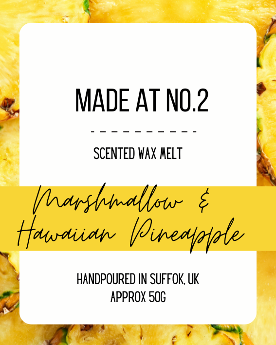 Marshmallow & Hawaiian Pineapple Wax Melt Bar