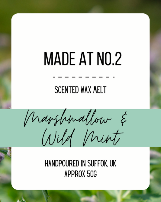 Marshmallow & Wild Mint Wax Melt Bar