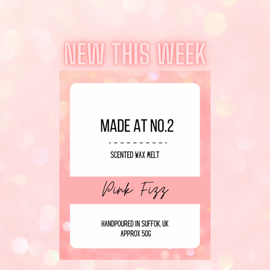Pink Fizz Wax Melt Bar