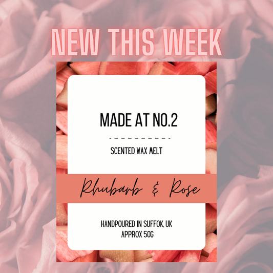 Rhubarb & Rose Wax Melt Bar