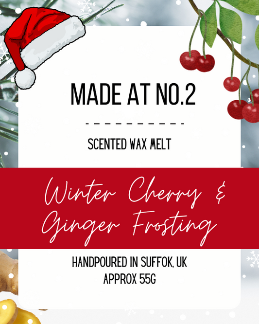 Winter Cherry & Ginger Frosting Wax Melt Bar