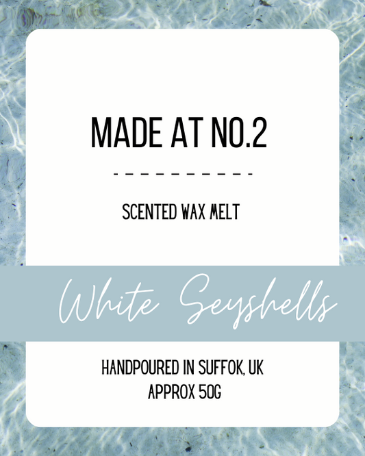 White Seychelles Wax Melt Bar