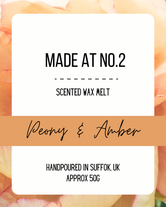 Peony & Amber Wax Melt Bar