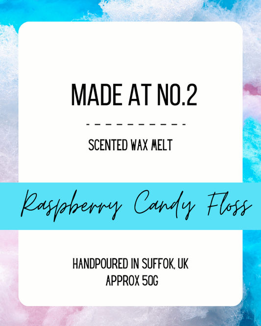 Raspberry Candy Floss Wax Melt Bar