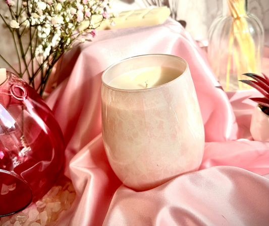 Renee Jar Candle - Pink Marble