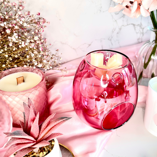 Pink Glass Burner