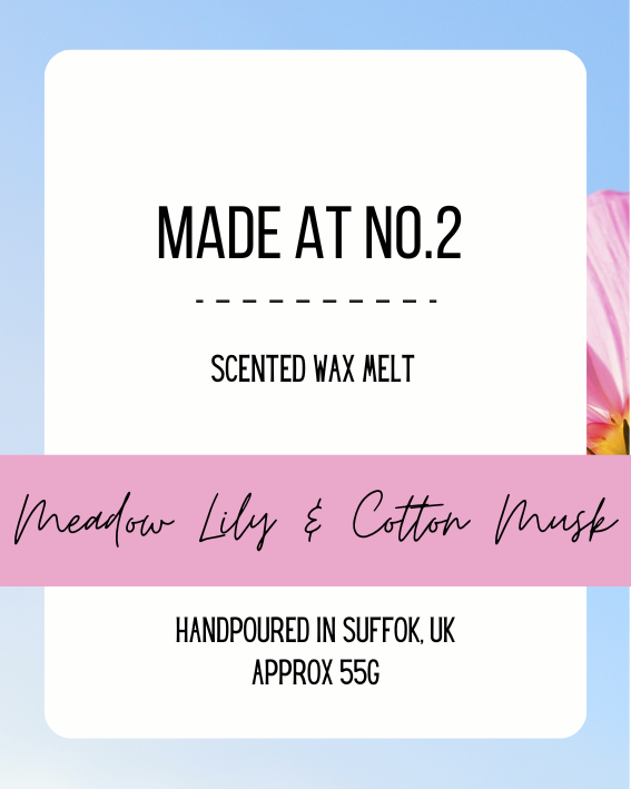 Meadow Lily & Cotton Musk Wax Melt Bar