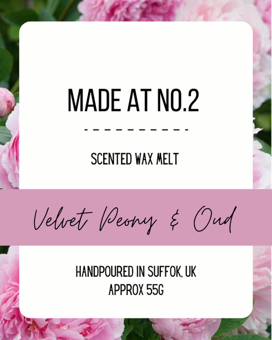 Velvet Peony & Oud Wax Melt Bar